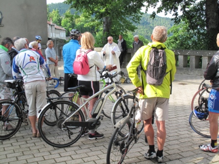 ARDECHOISE : BENEDICTION DES CYCLISTES